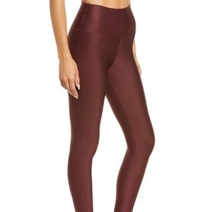Alo Airlift High Waist Midi Legging - Cherry Cola